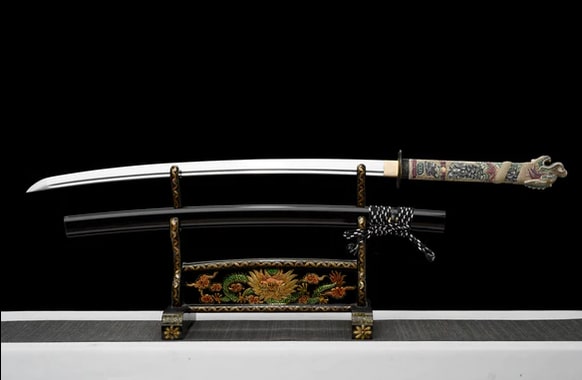 Japanese Katana Dragon Design