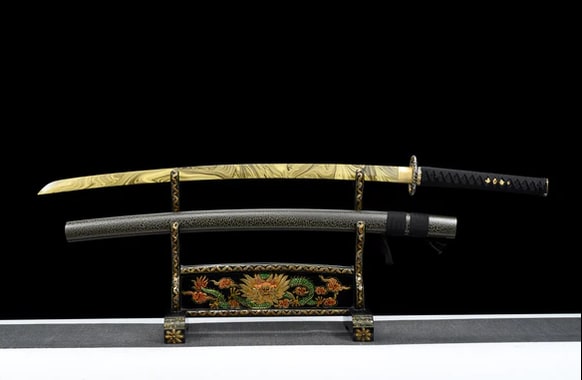 Samurai Katana Gold Pattern