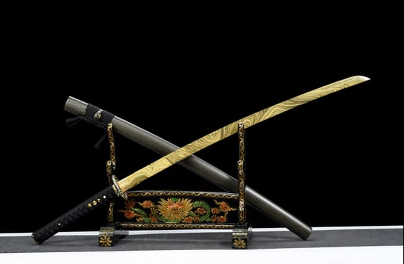 Samurai Katana Gold Pattern