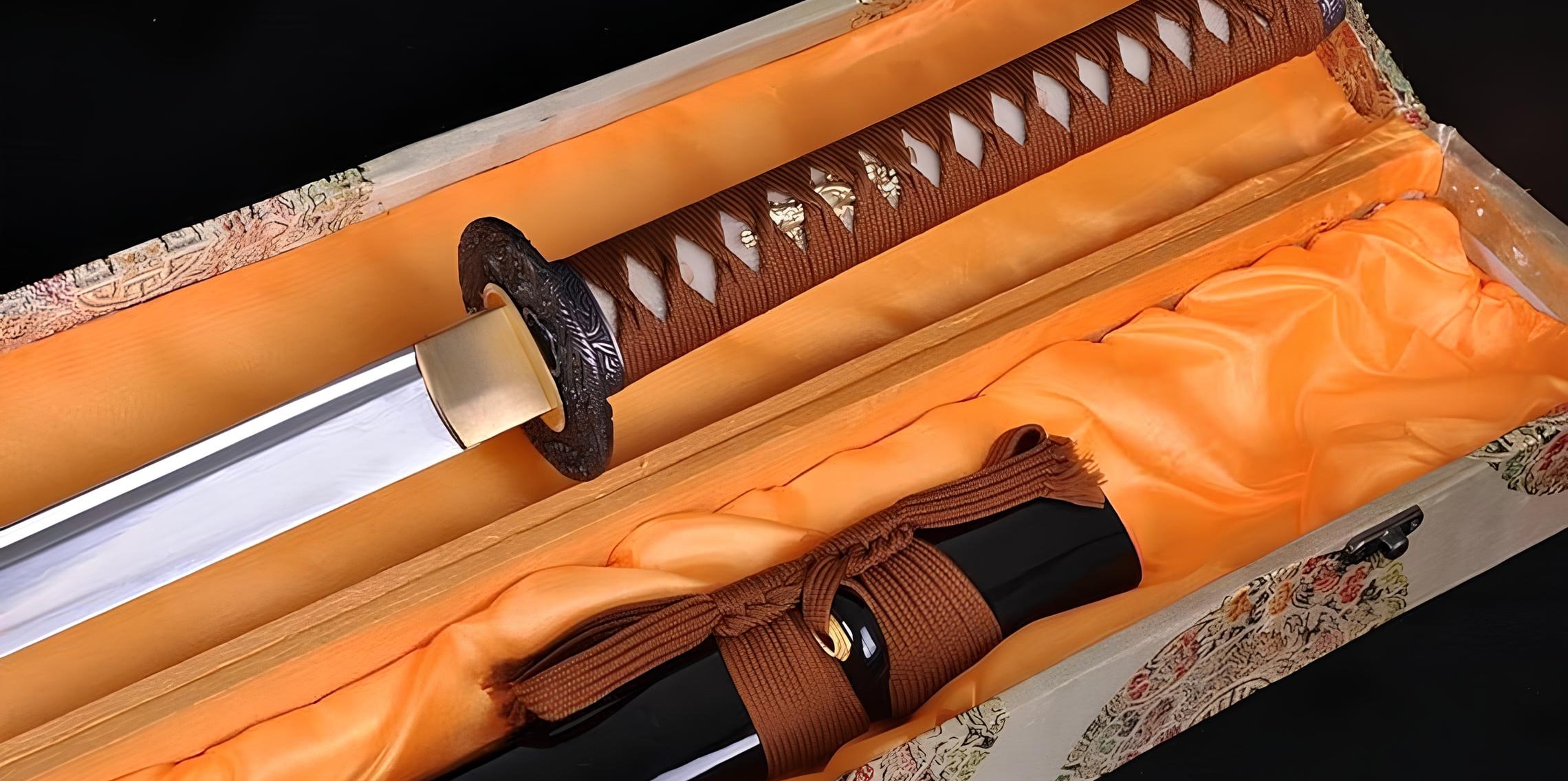 Katana blade with a personalized engraving